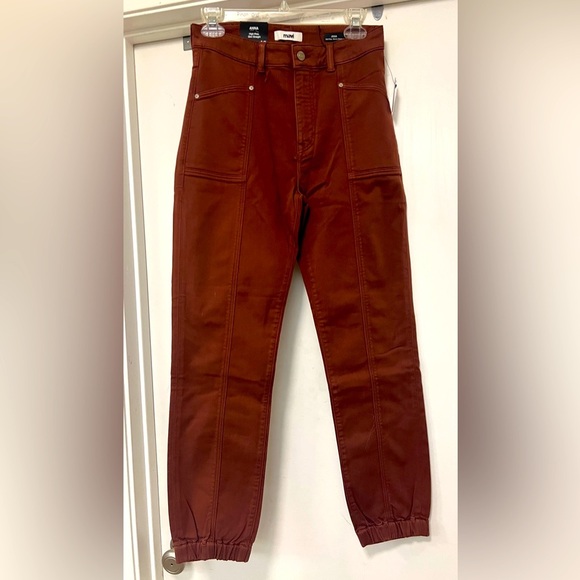 NWT Mavi ANNA High-Rise, Slim Straight, W27 L 28 copper/rust color jogger - Picture 1 of 10